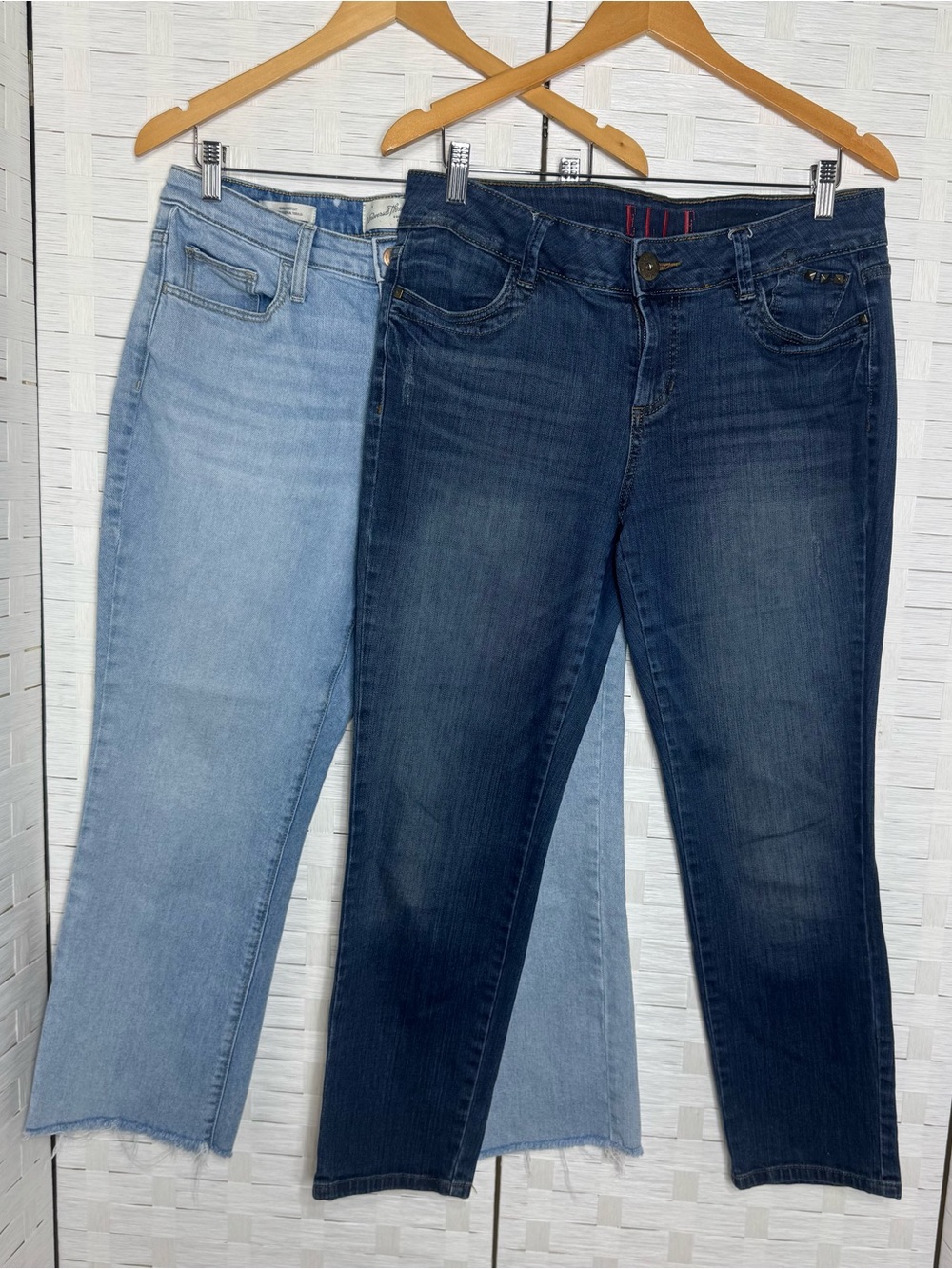 Universal Thread Light Wash & Elle Dark Wash Jean Bundle Ankle Length Size 12